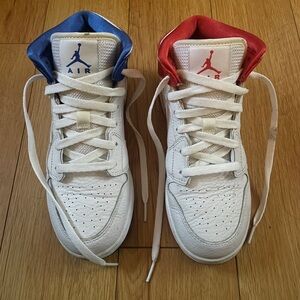 Nike Jordan Mid ‘85 Blue and Red Sneakers
